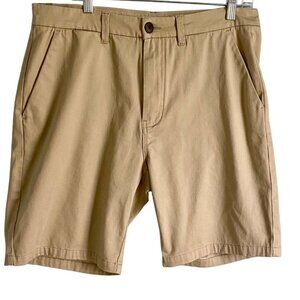 Report Collection Resort Cotton Stretch Chino Shorts Men's Size 34 New